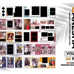 GANESHA Wedding Album Layout Templates Vol-01 (10 PSD) SAS TECHNOLOGY